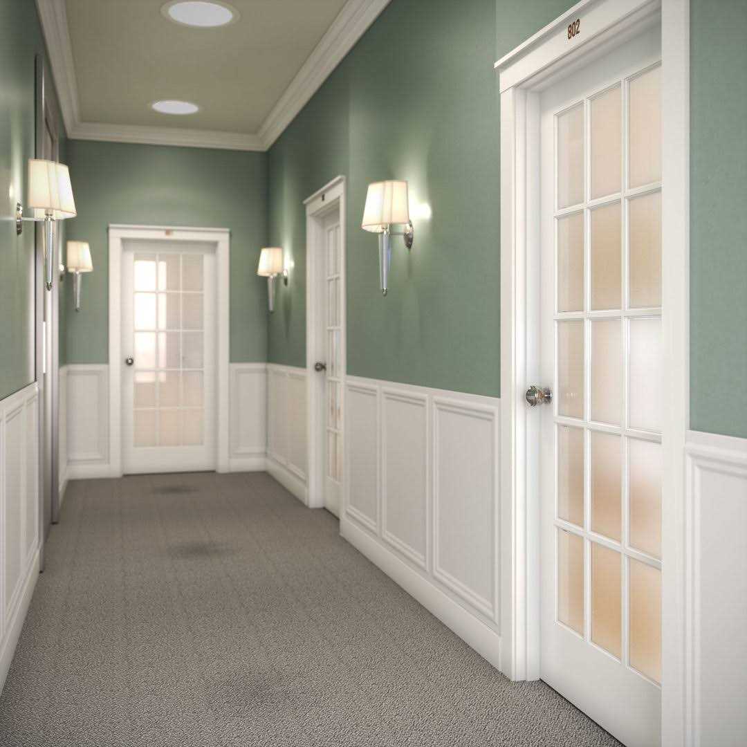 EightDoors 80 x 15-Lite French Clear Glass White Prefinished Solid Wood Core Door - Image 4