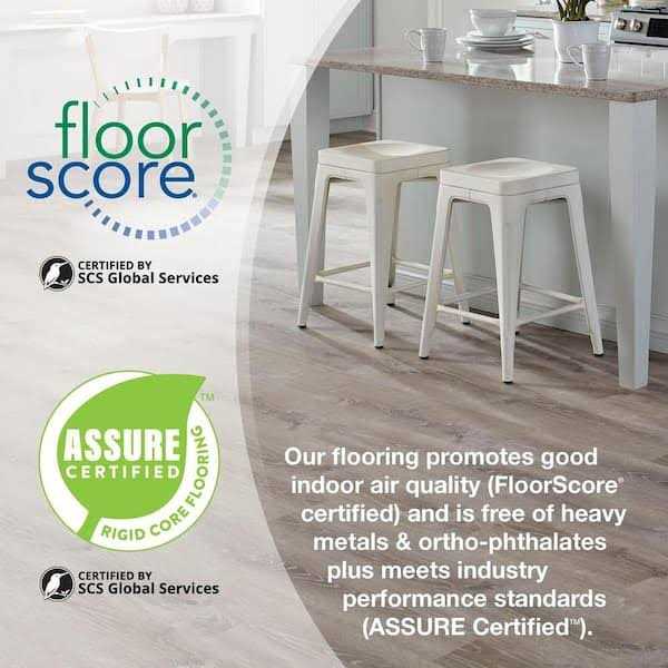 Lifeproof Chevron Oak 12 Mil x 12 in. W x 28 in. L Click Lock Waterproof Luxury Vinyl Plank Flooring - Image 4