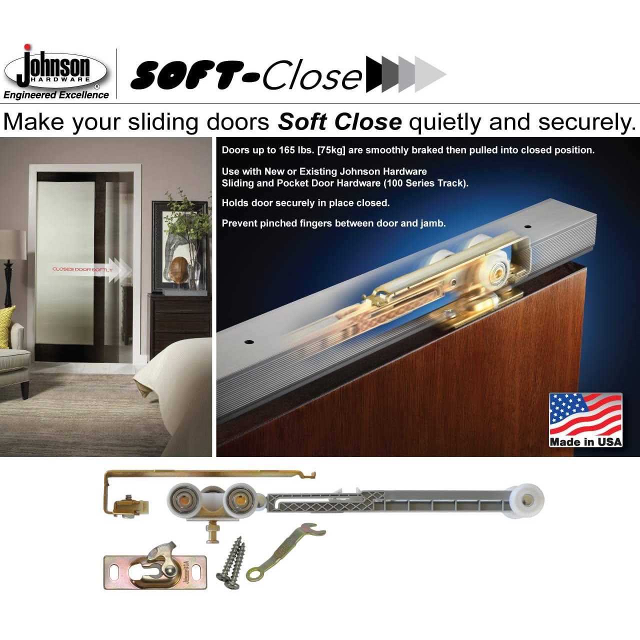 Johnson Hardware 1060SOFT Soft-Close Hardware Kit - Image 3
