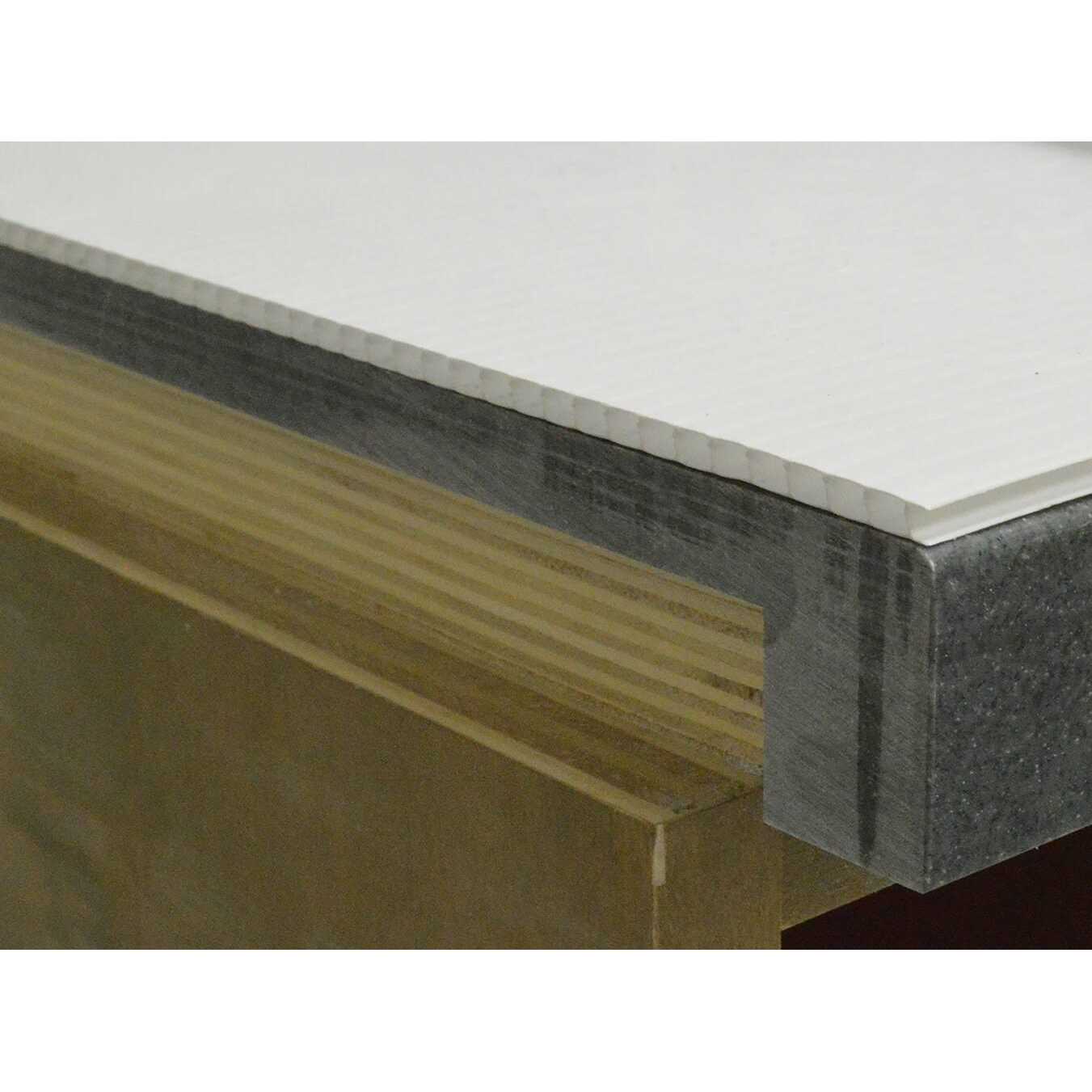 Plaskolite Single Corrugated Plastic Sheet 18 in. W x 24 in. L x .157 - Image 3