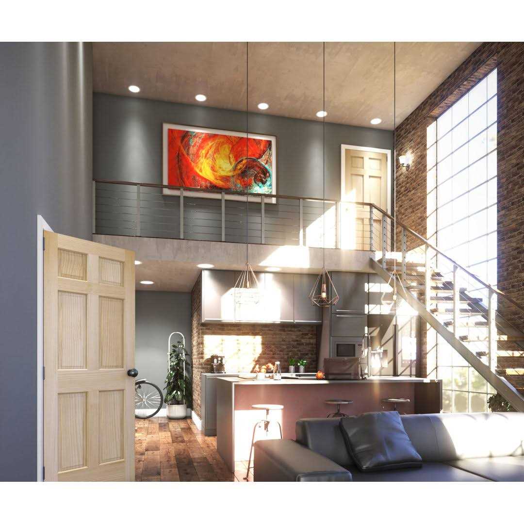 EightDoors 80 inch x 6 Panel Solid Wood Core Door - Image 3