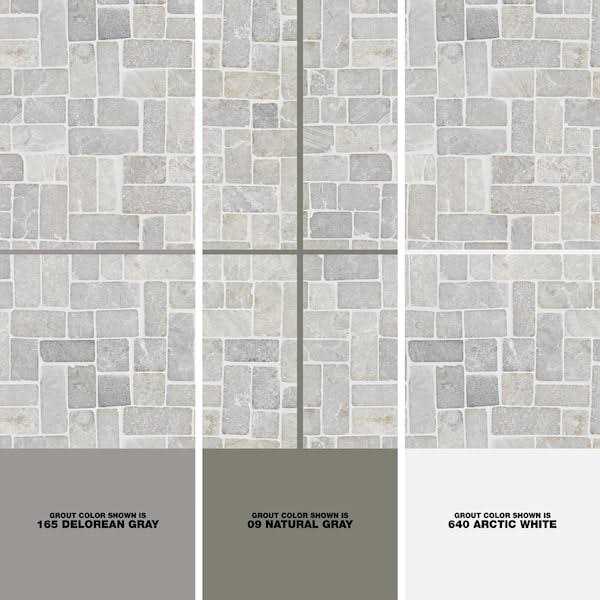 Ivy Hill Tile Countryside Interlocking 11.81 in. x 11.81 Floor and Wall Mosaic - Image 3