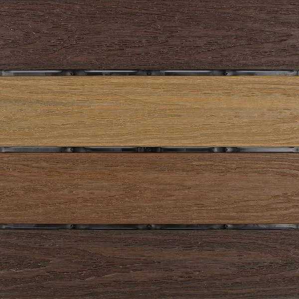 NewTechWood UltraShield Naturale 1 ft. x 1 ft. Composite Quick Deck Outdoor Deck Tile Sample - Image 4