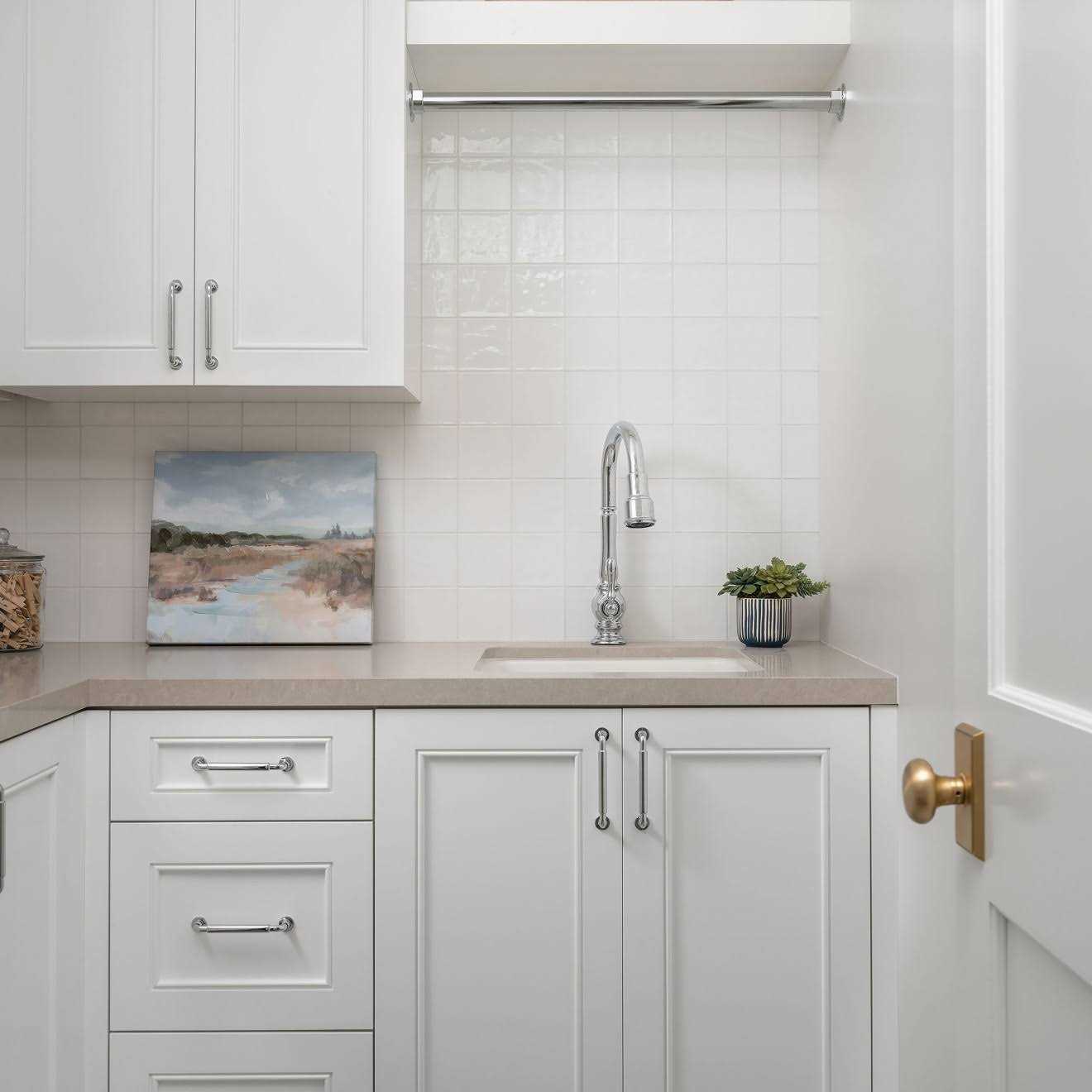 Marin 4 x 4 Porcelain Mosaic Wall & Floor Tile Bedrosians - Image 3