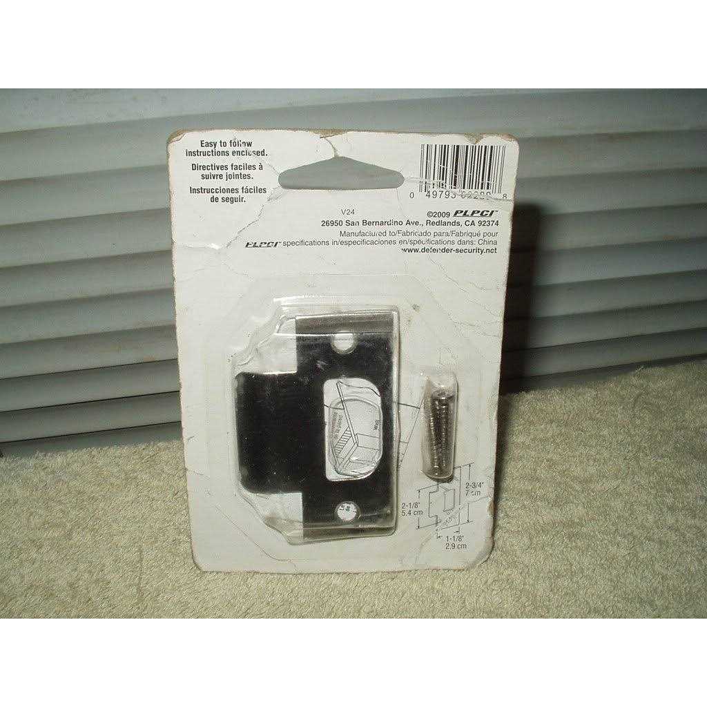 Prime Line E 2299 - T Strike, Stainless Steel, Schlage - Image 4