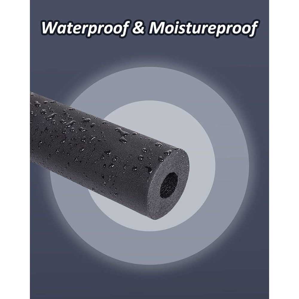 Pipe Insulation Foam Tube Foam Tubing for AC Unit, Guitar Stands, Exercise Machine Handle and Roof Rack - Image 3