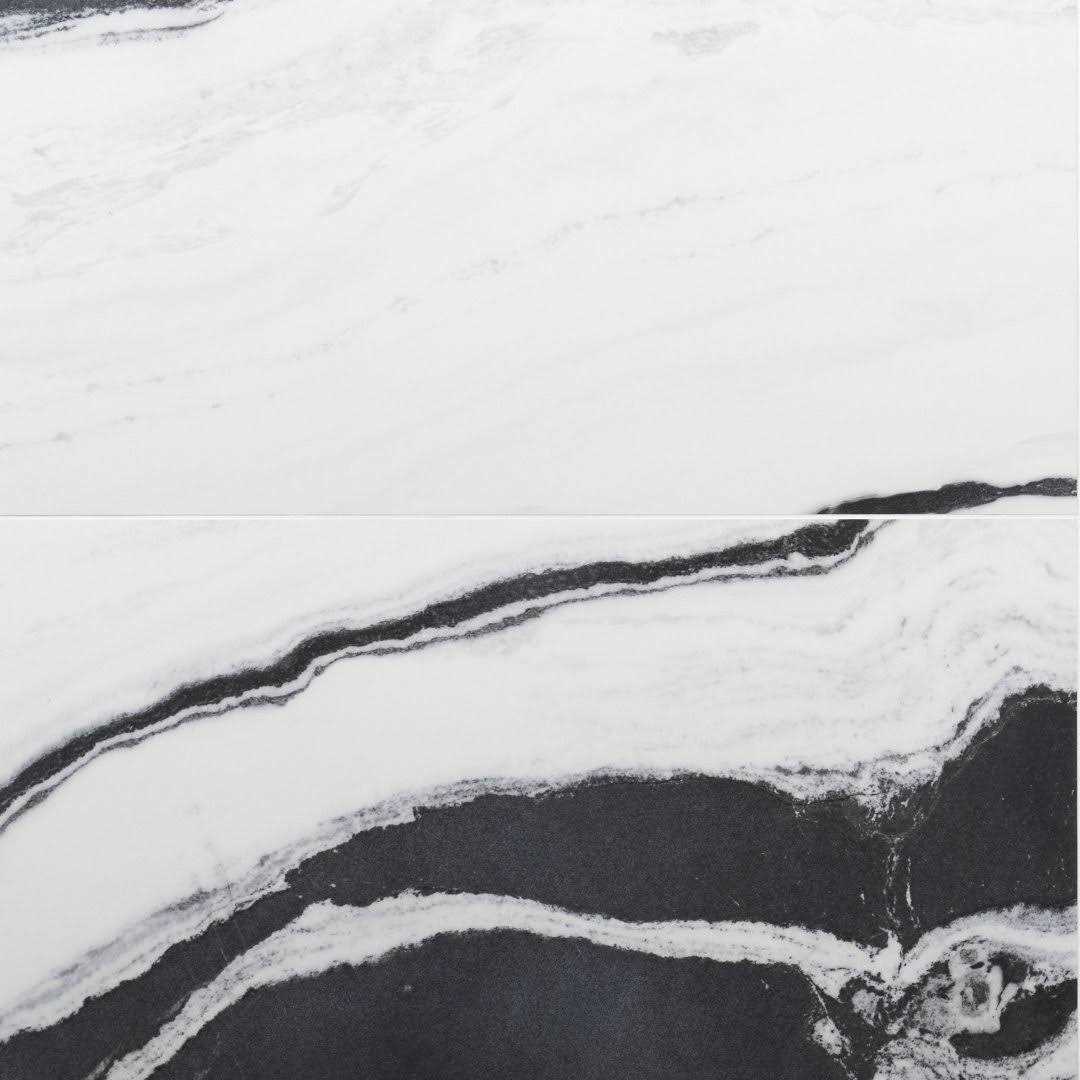 Ivy Hill Tile Magnus 23.62 in. x Polished Porcelain Marble Look Floor and Wall Tile - Image 3