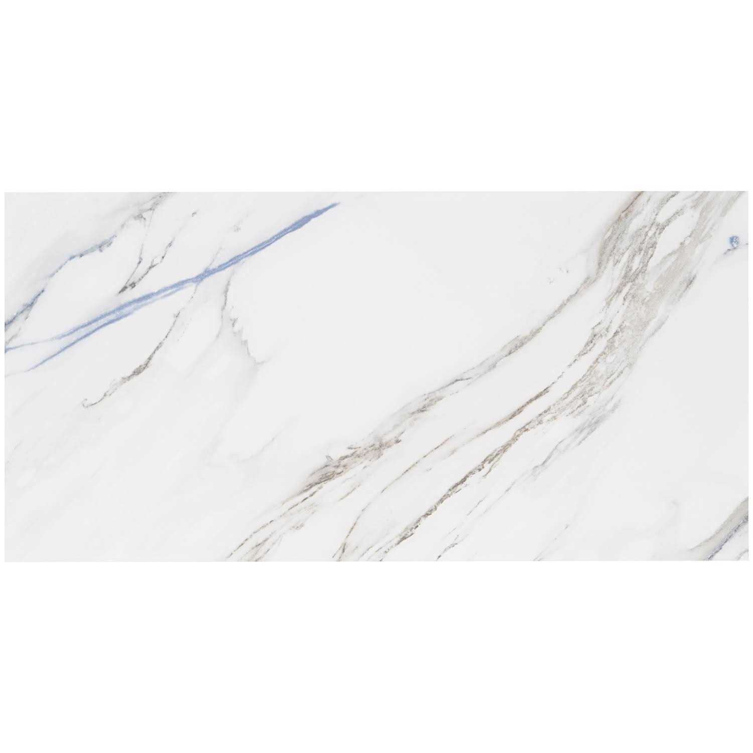 Ivy Hill Tile Calacatta Indigo 24 in. Polished Porcelain Floor and Wall Tile - Image 3