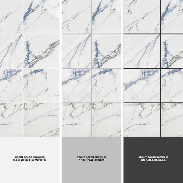 Ivy Hill Tile Calacatta Indigo 24 in. Polished Porcelain Floor and Wall Tile - Image 4