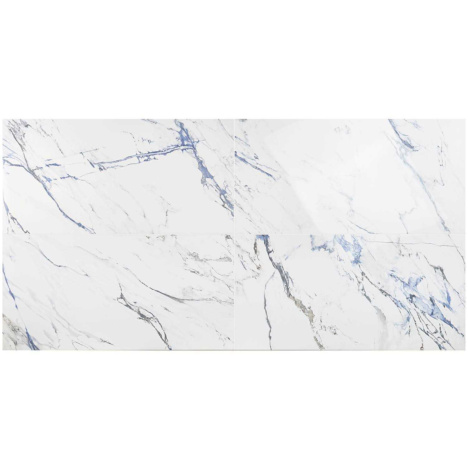 Ivy Hill Tile Calacatta Indigo 24 in. Polished Porcelain Floor and Wall Tile - Image 5