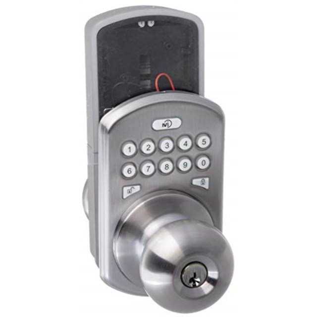 Milocks CKK-02SN Electronic Door Knob Finish - Image 5