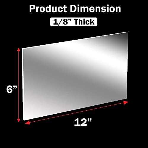 CALPALMY Thick Clear Acrylic Sheets Plexiglass Sheets for Craft Projects, Signs, Sneeze Guard, and More - Image 3