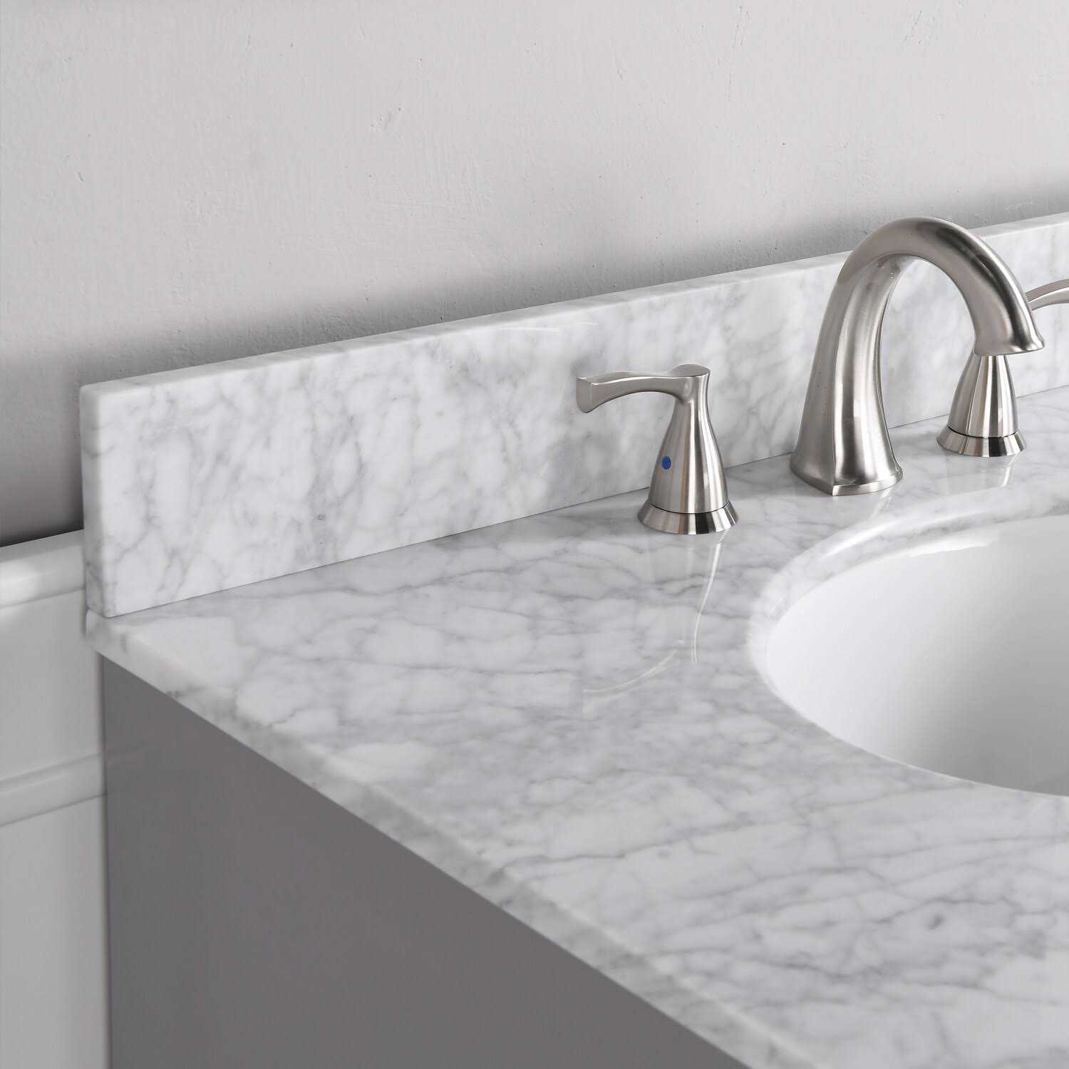 PROOX Carrara Marble Stone Vanity Top Backsplash Sidesplash - Image 4