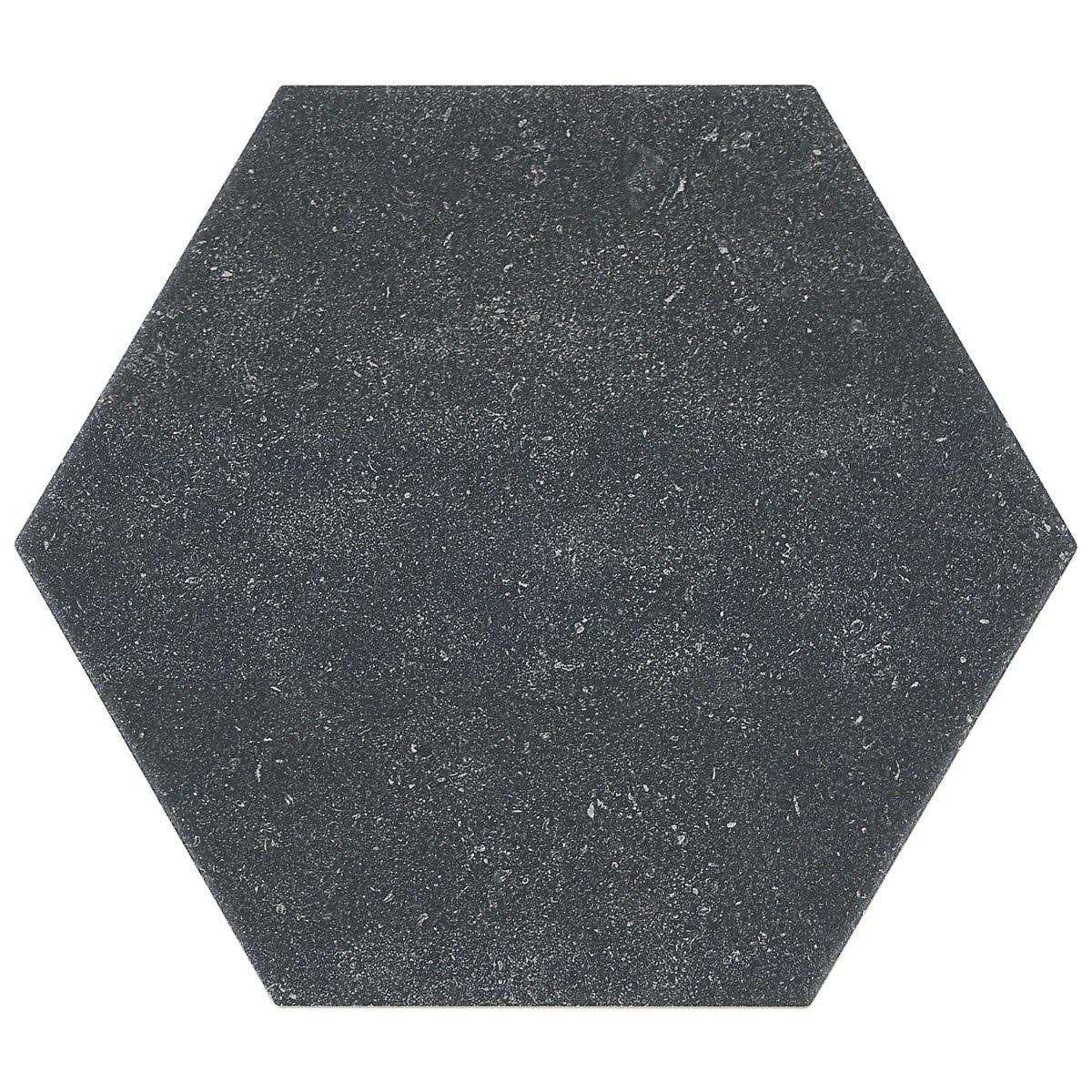 Ivy Hill Tile Sanskrit Black 9 in. Hex Matte Porcelain Floor and Wall Tile - Image 5