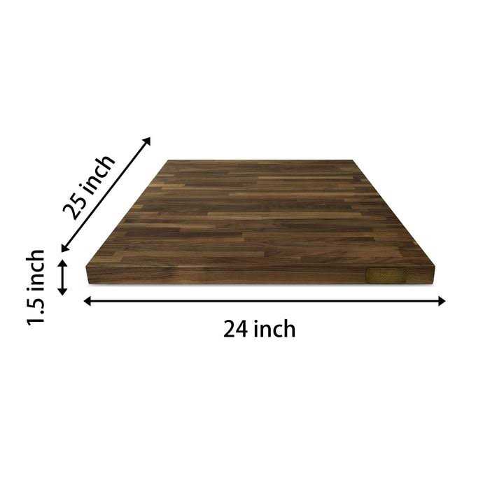 CONSDAN Butcher Block Counter Top Walnut Solid Hardwood Countertop Wood Slabs for Kitchen Reversible Both Side Polished Prefinished with Food-Safe Oil - Image 3