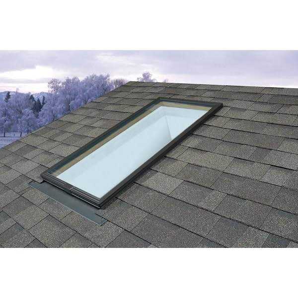 Sun-Tek 14-1/2 in. x 30-1/2 in. Fixed Self-Flashing Skylight with Tempered Low-E3 Glass - Image 3