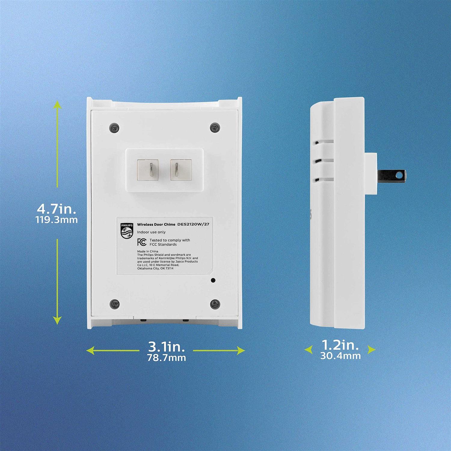 Philips Plug-In 8-Melody Doorbell Kit - Image 5