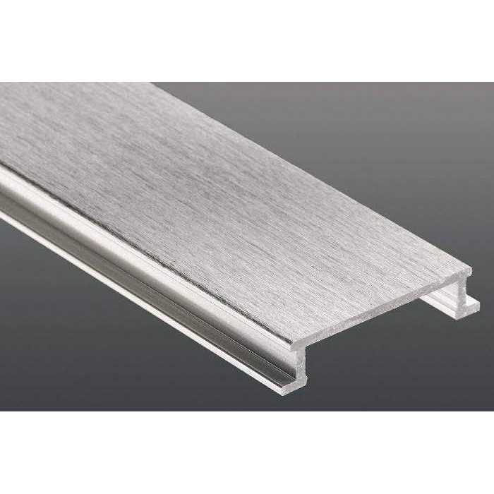 Schluter Vinpro-T 17/32in. Wide Transition Aluminum Brushed Nickel - Image 4