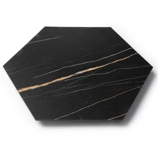 Lucida Mosaicore 8-13/16 Wide Smooth Noir Vinyl Tile Flooring SC-4159 - Image 3