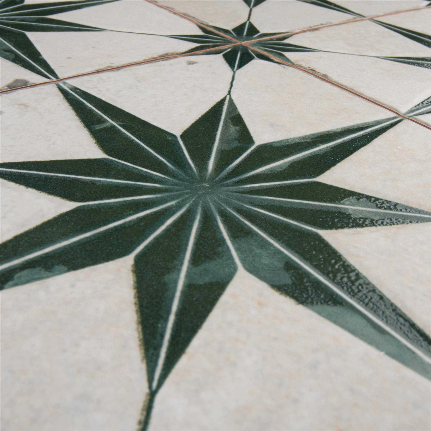 Kings 18 x 18 Ceramic Patterned Wall & Floor Tile Merola Tile - Image 4