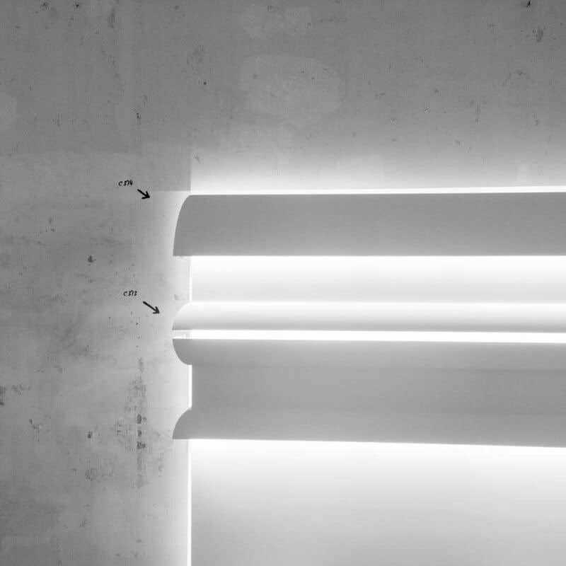 2 in x 3-1/8 in x 78-3/4 in Primed White Plain Polyurethane Crown Moulding Orac Decor - Image 4