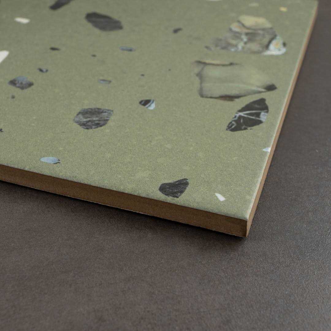 MOLOVO Terrazo 8.03 in. x 8.03 in. Matte Porcelain Floor and Wall Tile - Image 4
