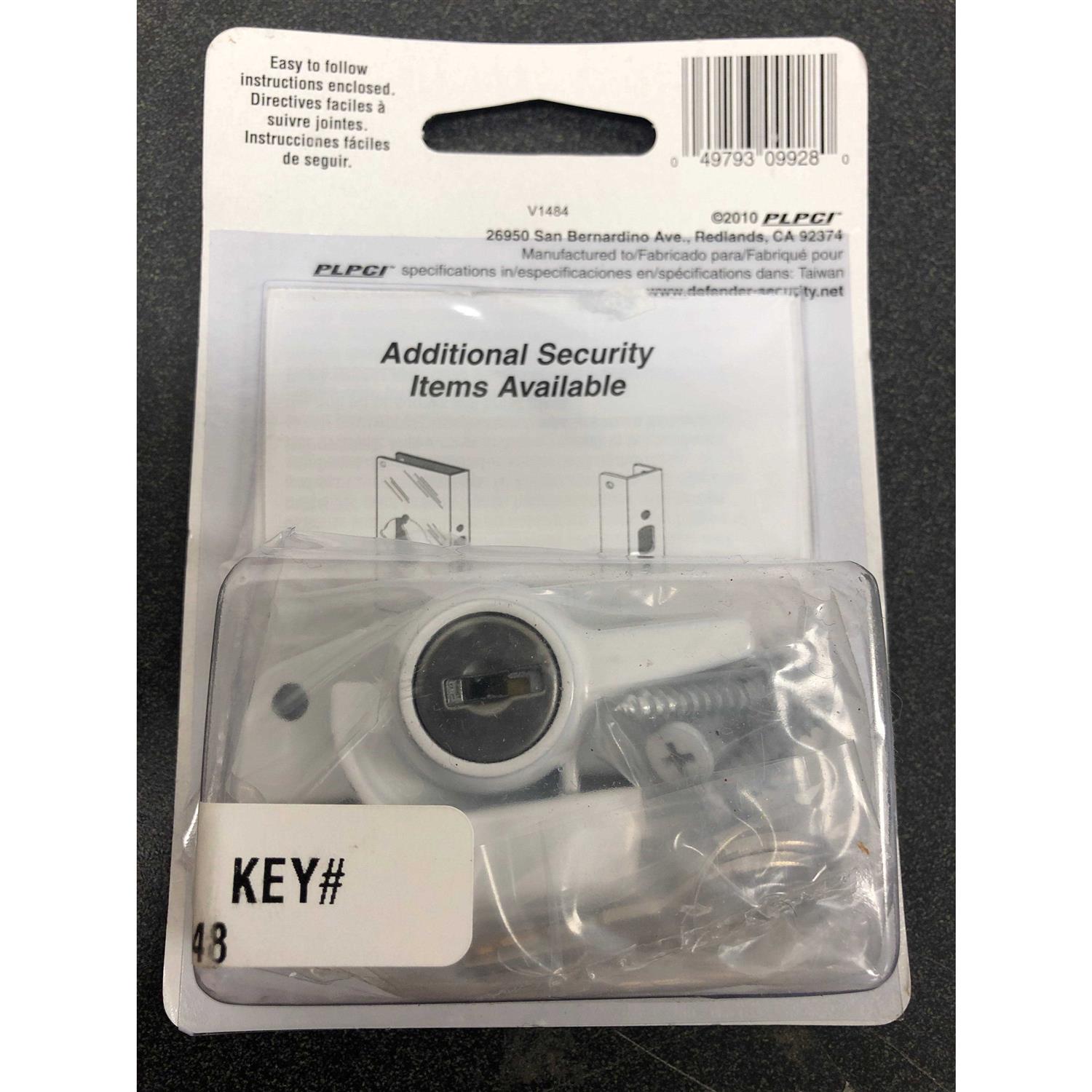 Prime-Line U 9928 Keyed Sash Lock 2 in. Hole Centers - Image 5