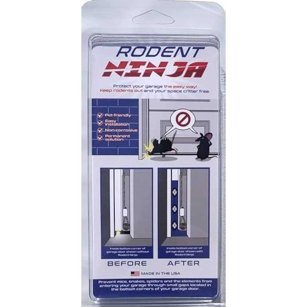 Rodent Ninja Garage Door Corner Seal Set of Left and Right Handed Seals Keep Mice Critters Out Suitable for Residential at MechanicSurplus.com - Image 4