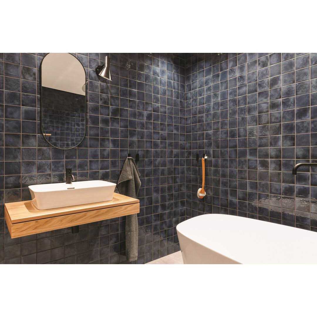 Glazed Porcelain Mosaic Tile Kasba Zellige Look 4 Square The Mosaic Factory - Image 3