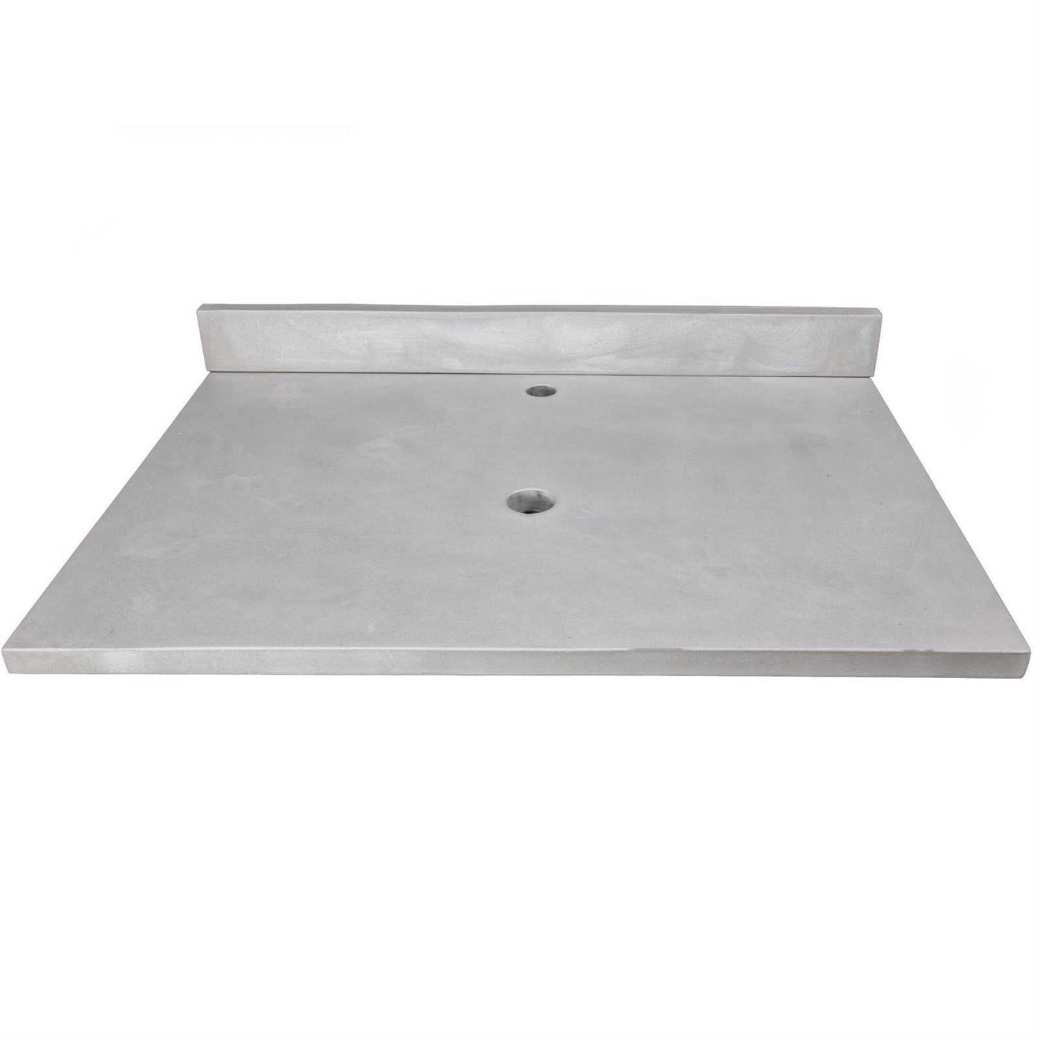 Eden Bath 31-in x 22-in Concrete Counter Top with Backsplash - Image 3