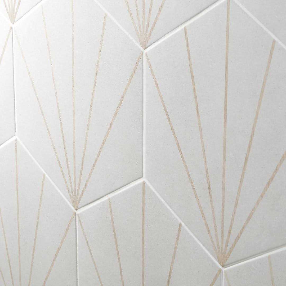 Ivy Hill Tile Klyda Beams 12.6 in. x 14.5 in. Matte Hexagon Porcelain Floor and Wall Tile - Image 4
