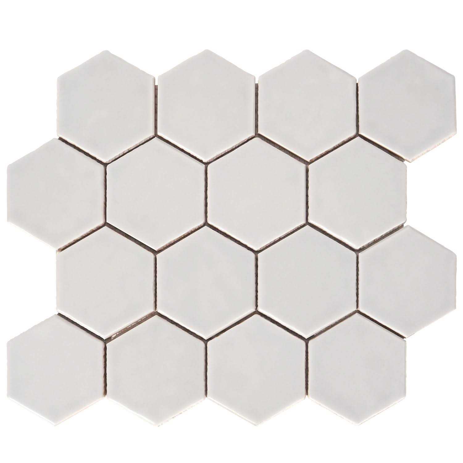 Ivy Hill Tile Maine Cement Hexagon Matte Ceramic Mosaic Floor and Wall Tile - Image 5