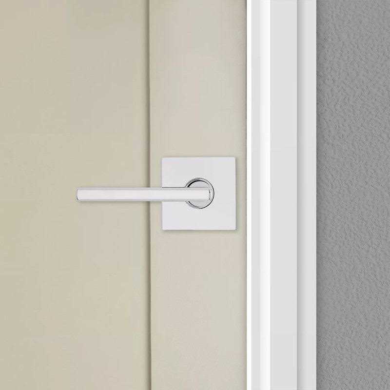 Kwikset Halifax Lever with Square Rose Privacy 730HFLSQT - Image 4