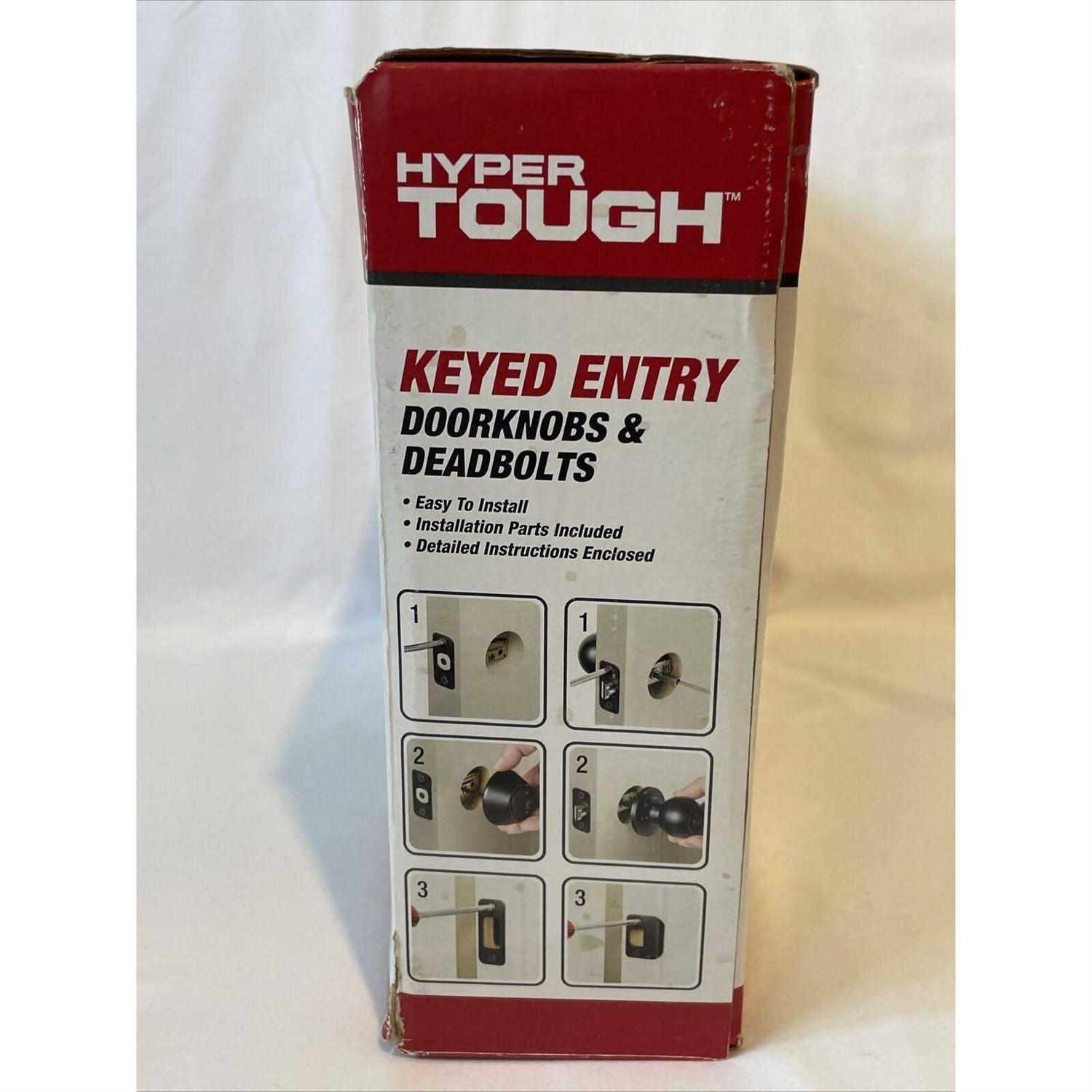 Hyper Tough Keyed Entry Tulip Doorknob and Deadbolt Combo - Image 3