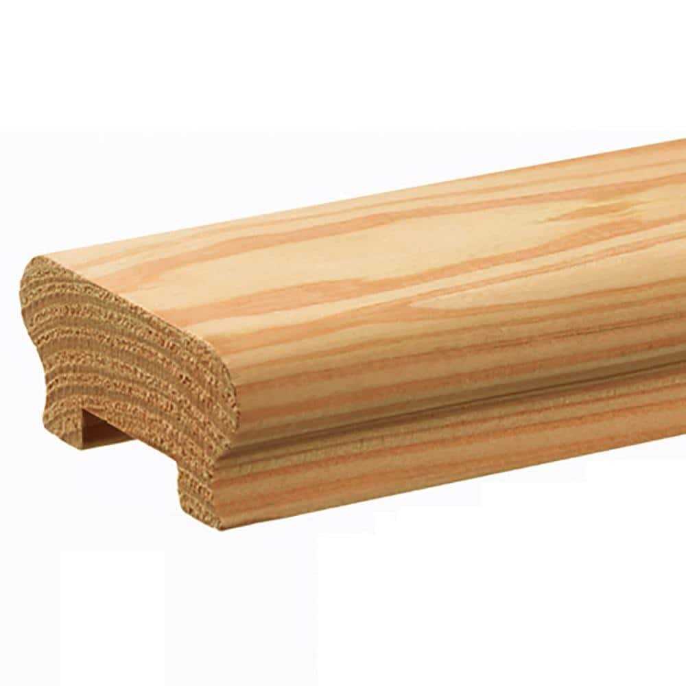 2 in. x 4 in. x 6 ft. Cedar Moulded Rail - Image 3