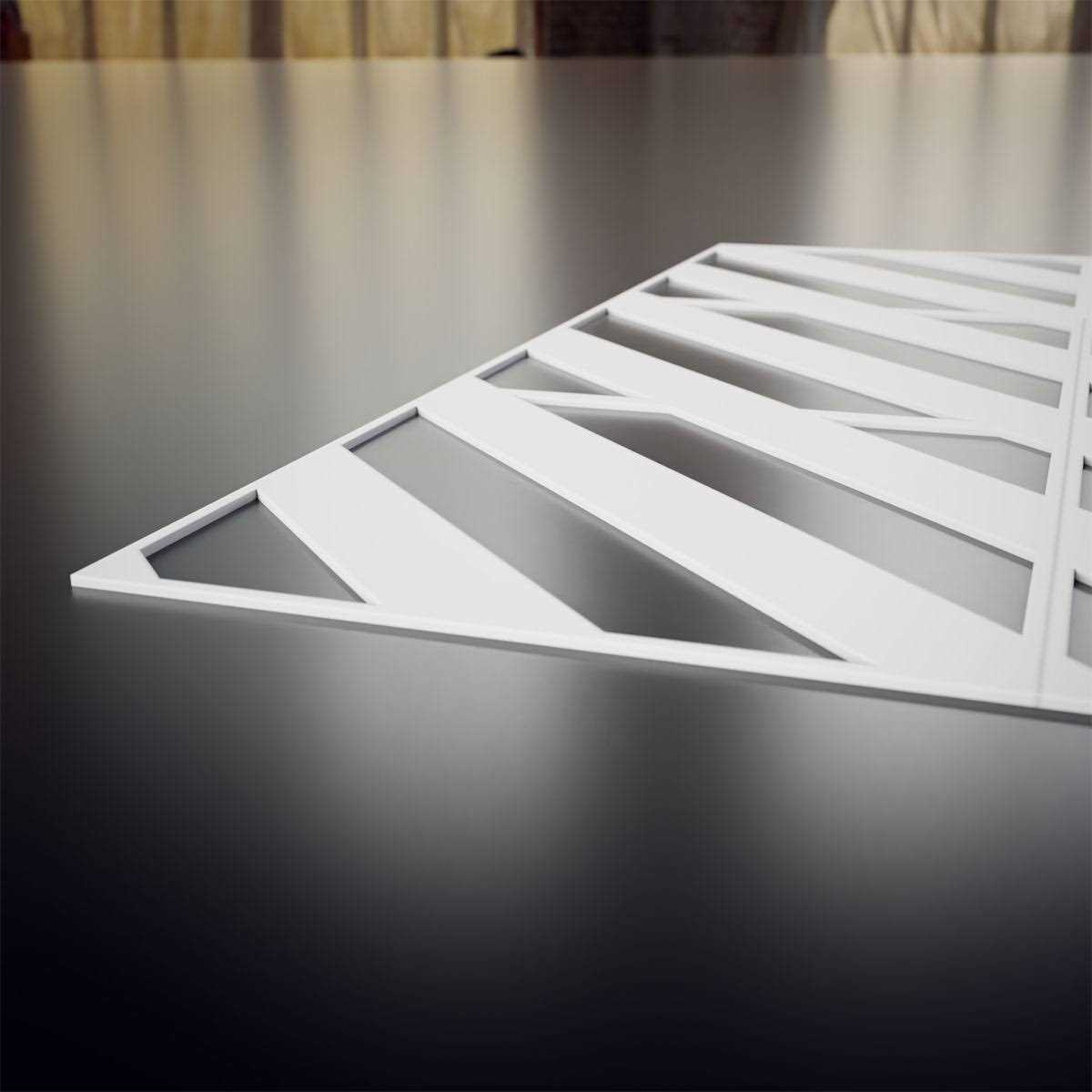 Ekena Millwork Strymon Decorative Fretwork Wall Panels in Architectural Grade PVC - Image 5