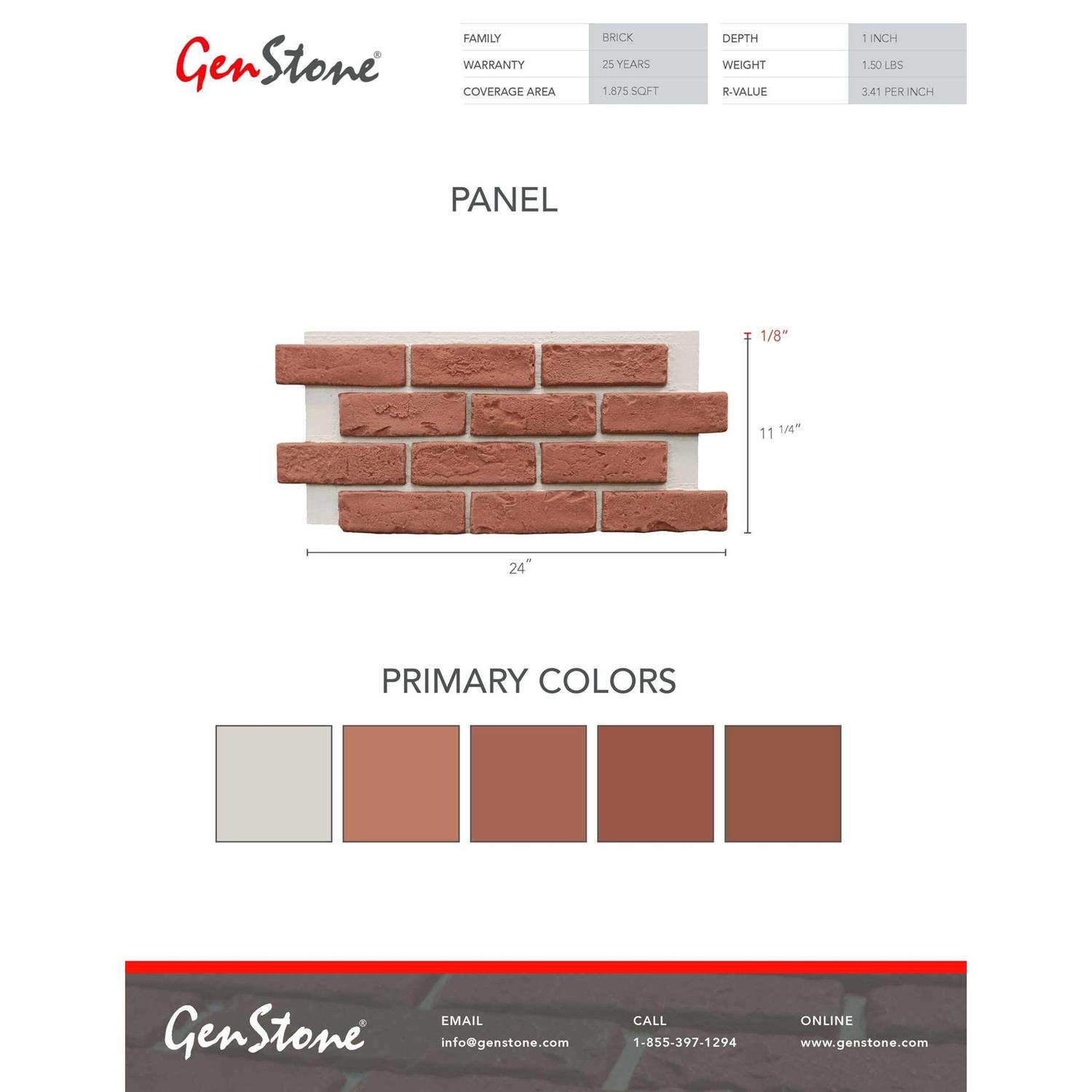GenStone Faux Brick Panel - Image 5