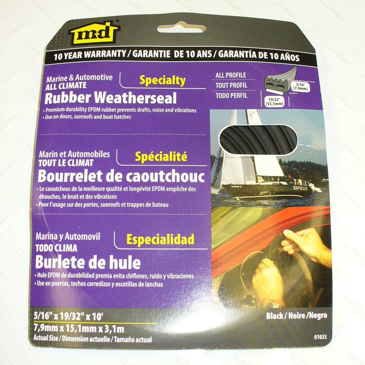 M-D Auto & Marine Seal Rubber Weatherstrip - Image 4
