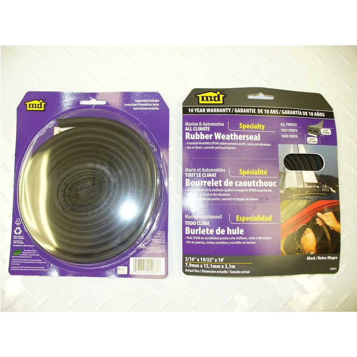 M-D Auto & Marine Seal Rubber Weatherstrip - Image 5