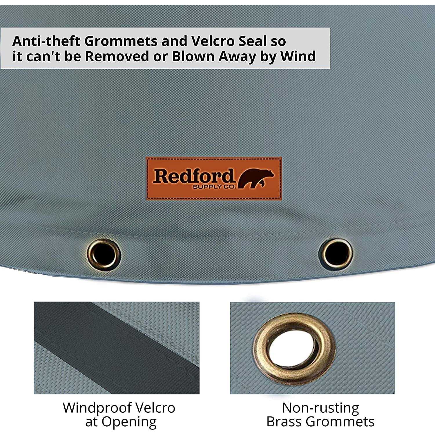 Redford Supply Co. Cold Snap Double Wall Cotton Backflow Preventer Insulation Cover - Image 5