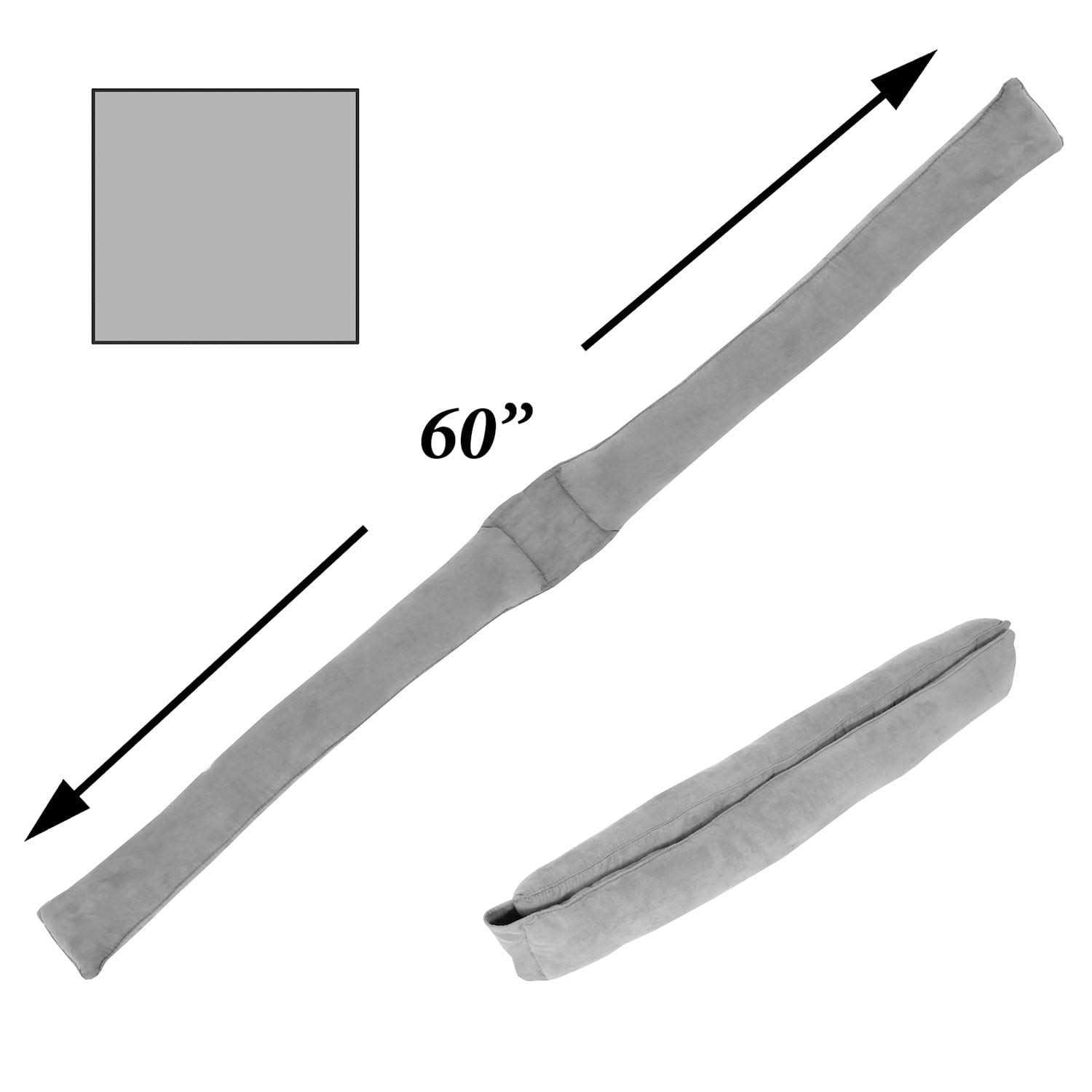 Home District French Door Draft Stopper Weighted Under Door Draft Blocker - Image 4