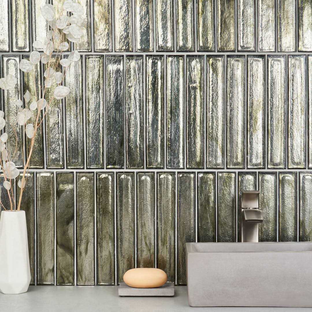 Fargin 1.96'' W x 11.81'' L Glass Subway Singular Tile Ivy Hill Tile - Image 3