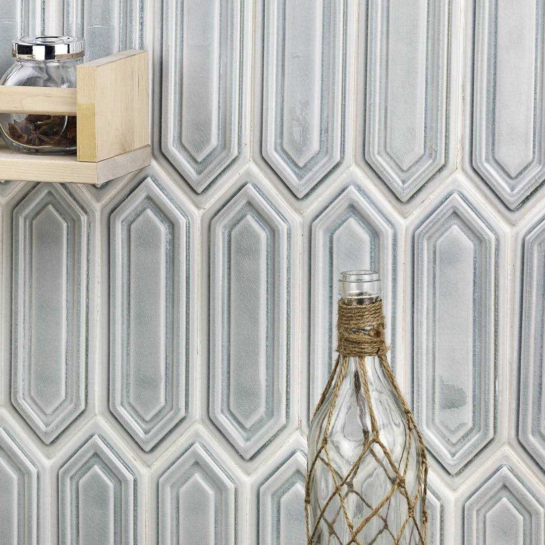 Delphi Hexagon 3 x 9 Straight Edge Ceramic Mosaic Sheet Tile Ivy Hill Tile - Image 5