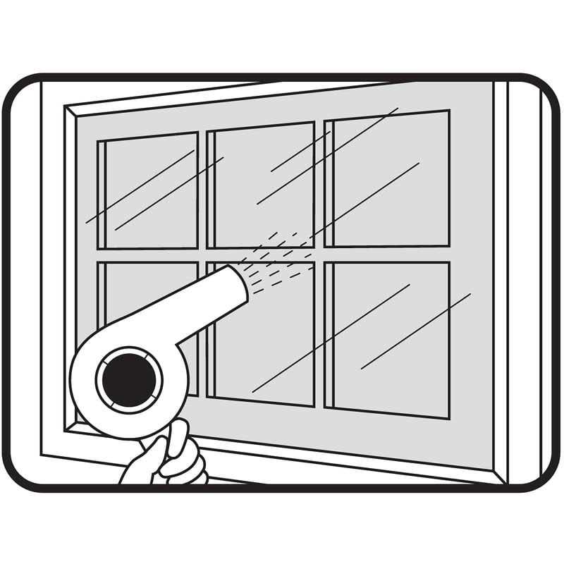 M-D Polar Block Clear 9-Window Indoor Insulation Kit 42 in. W x 62 in. L - Image 4