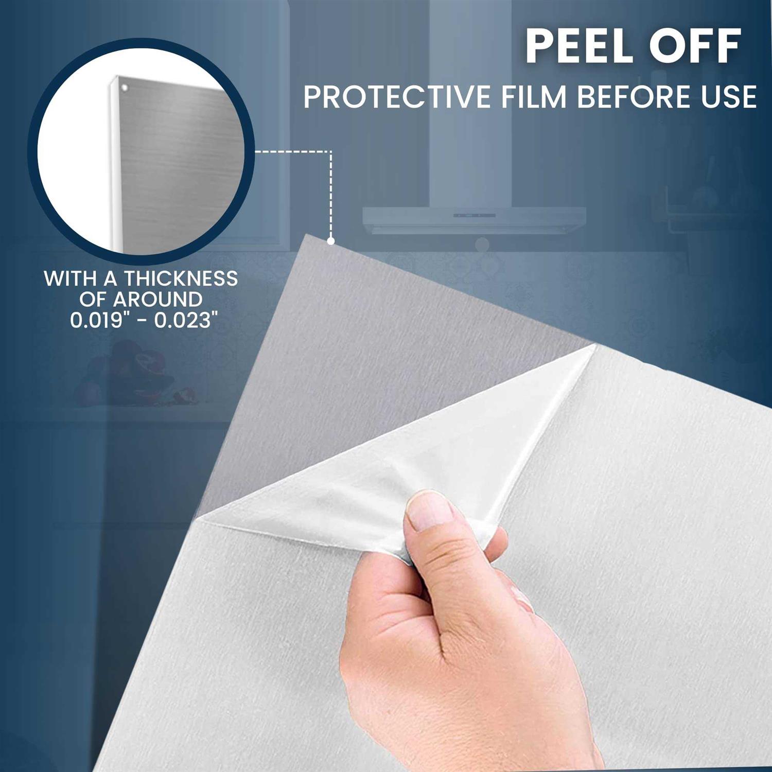 24 x 30 Reversible Metal Backsplash Matching screws Compatible with Broan-NuTone SP3004 - Image 3