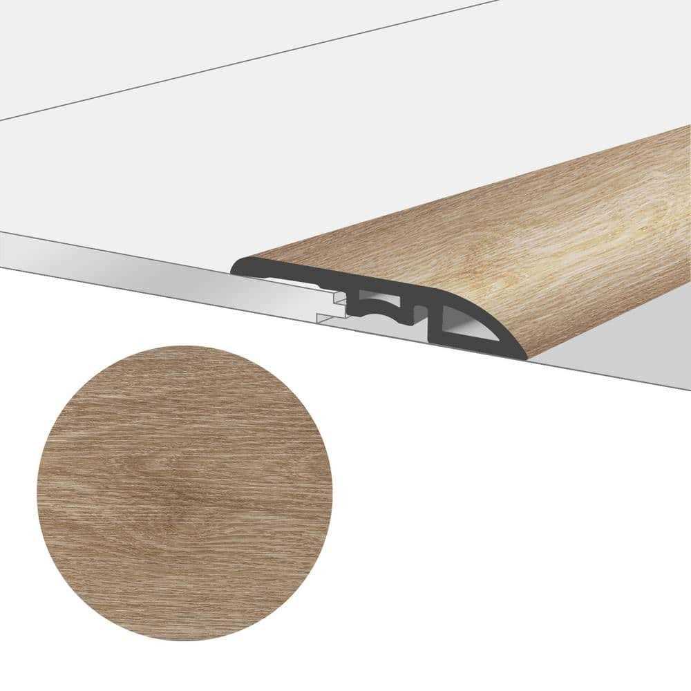 Lucida Surfaces Lucida USA Trucore Reducer Sandstorm 0.27-in T x 1.75-in W x 48-in L Vinyl Reducer in Brown - Image 3