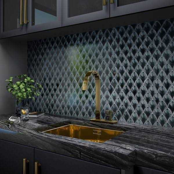 Delphi 9.05'' W x 12.79'' L Tile Ivy Hill Tile - Image 5