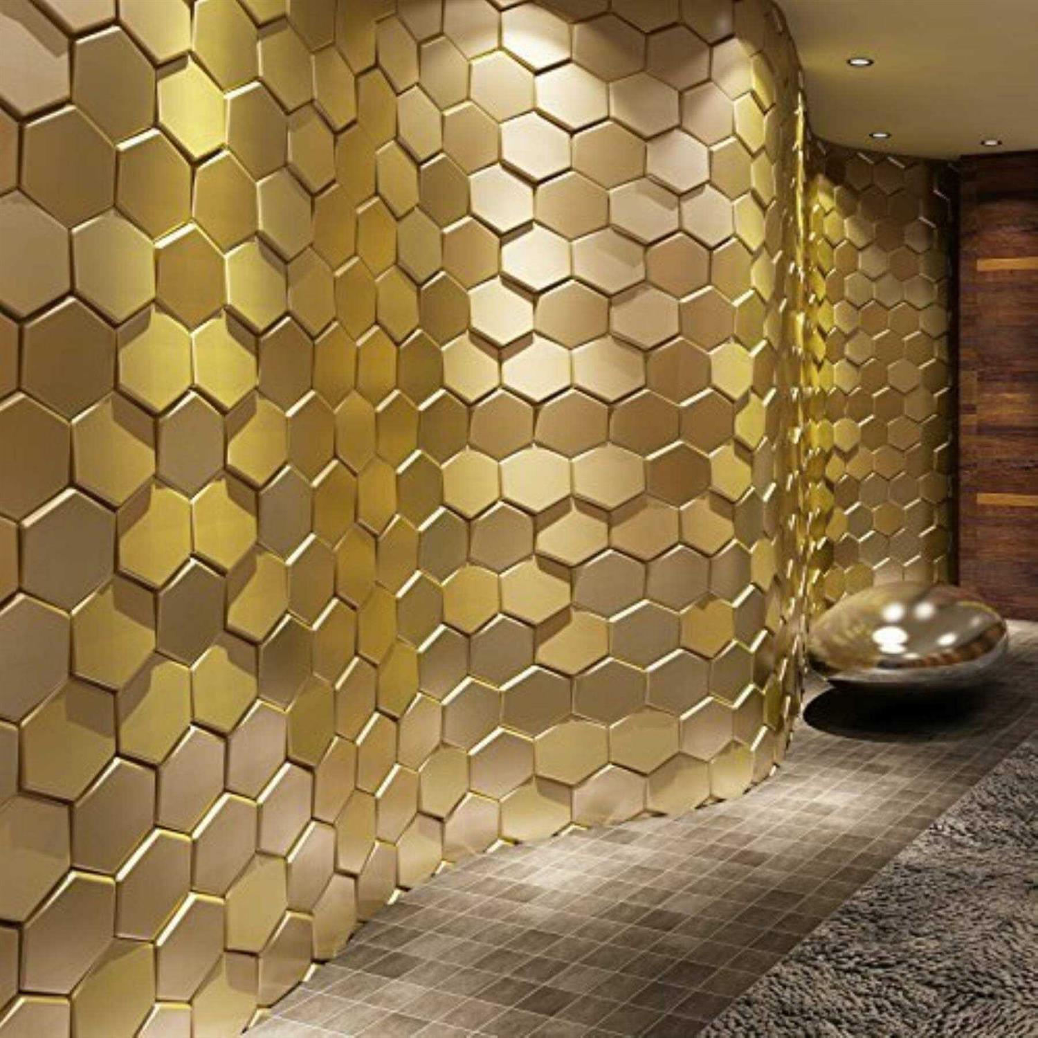 Art3d 20-Pieces Decorative 3D Wall Panels Faux Leather Tile - Image 5