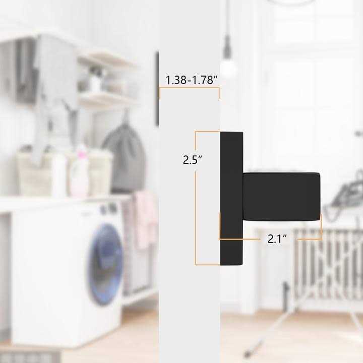 Probrico Matte Black Half Dummy Levers, Heavy Duty Interior Non-Turning Single Dummy Handles,Reversible for Left and Right Handl - Image 4