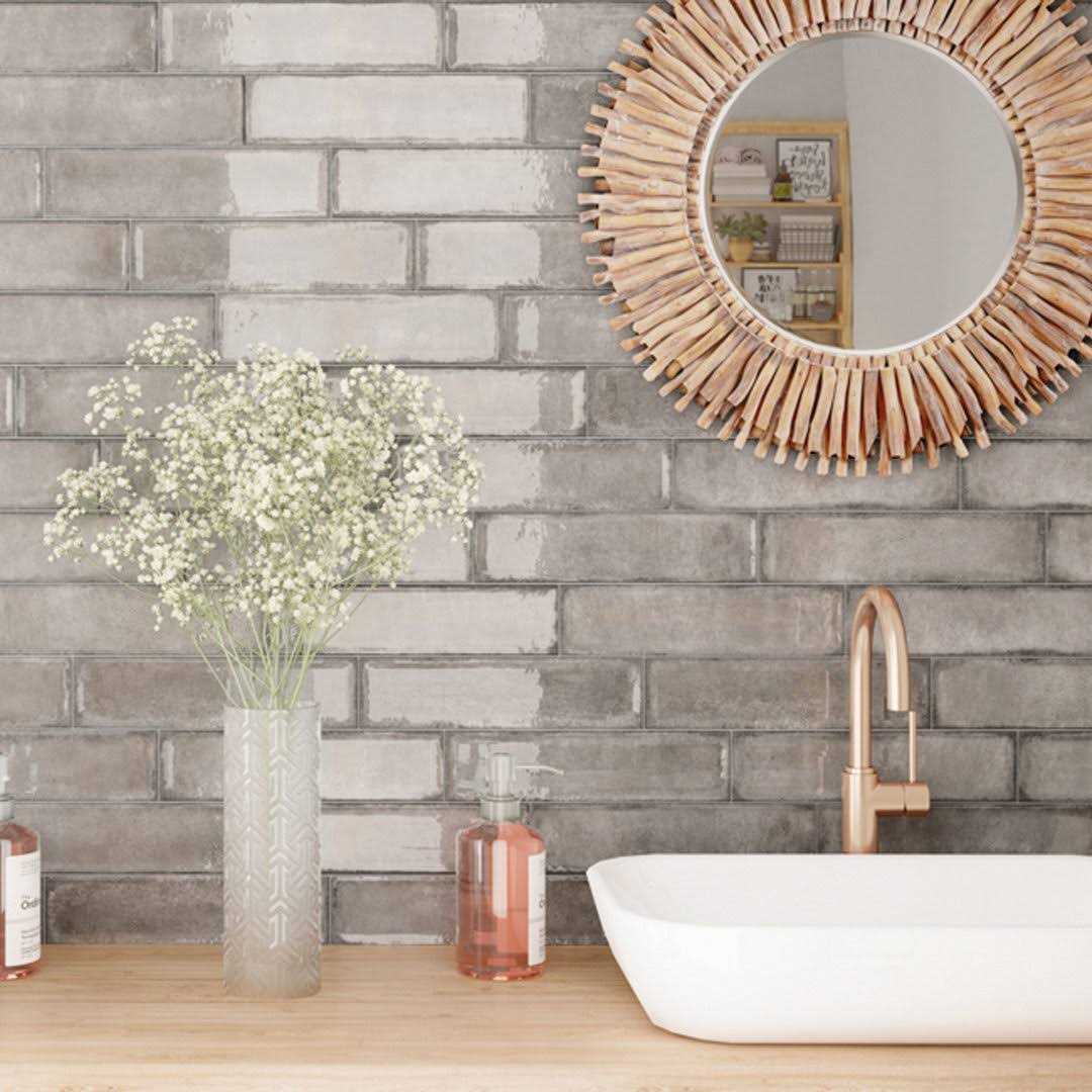 MOLOVO Iris 2.9 in. x 11.8 in. Polished Ceramic Subway Wall Tile - Image 3